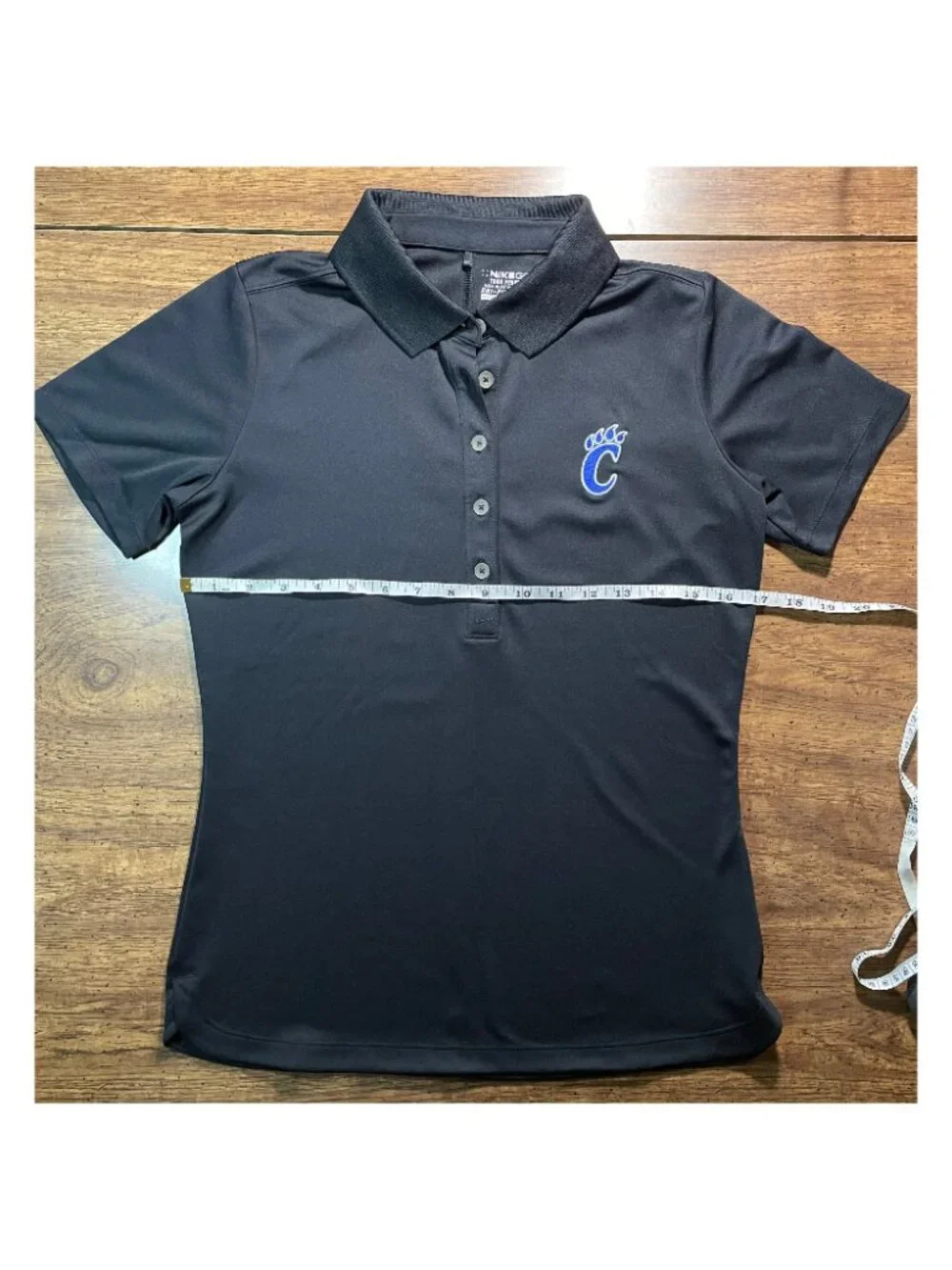 Nike Golf Tour Performance Dri-Fit Black Polo Shirt T-Shirt - Size S - Pre-Owned
